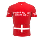 Sovereign Military Order Of Malta ScudoPro  Full Zipper Bike Short Sleeve Cycling Jersey