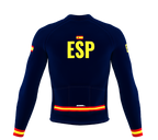 ScudoPro Pro Thermal Long Sleeve Cycling Jersey Country CODE Spain Blue | Men and Women
