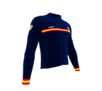 ScudoPro Pro Thermal Long Sleeve Cycling Jersey Country CODE Spain Blue | Men and Women