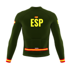 ScudoPro Pro Thermal Long Sleeve Cycling Jersey Country CODE Spain Green | Men and Women