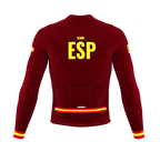 ScudoPro Pro Thermal Long Sleeve Cycling Jersey Country CODE Spain Vine | Men and Women