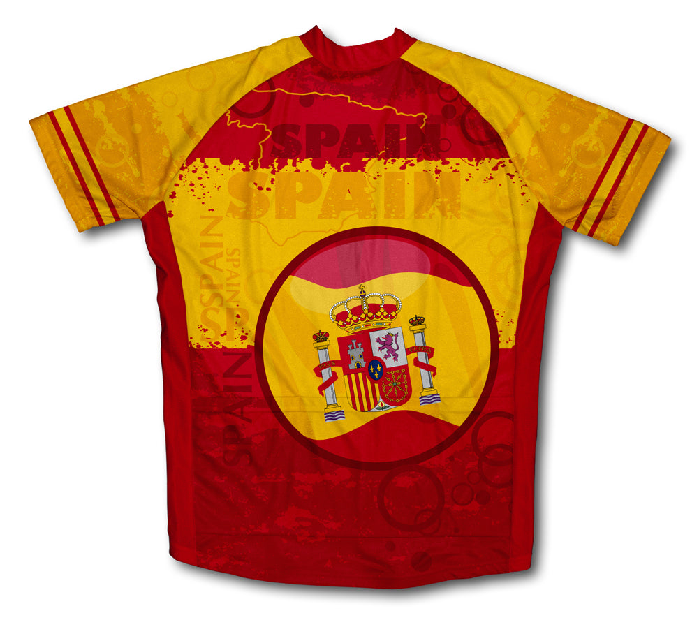 ScudoPro Spain Short Sleeve Cycling Jersey for Men and Women