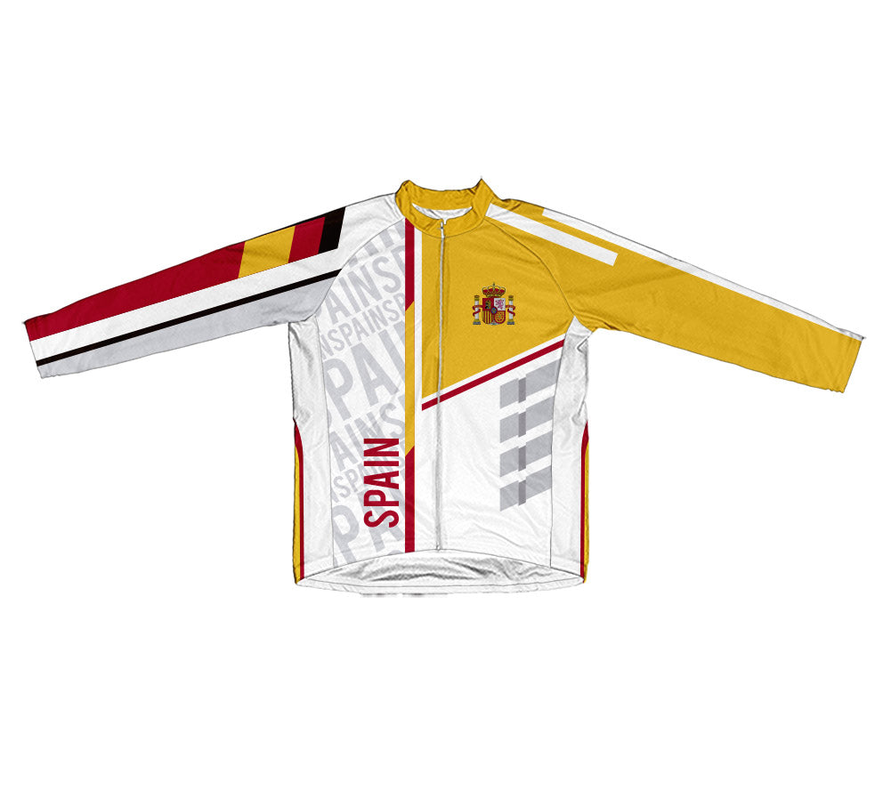 Spain ScudoPro Cycling Jersey Long Sleeve