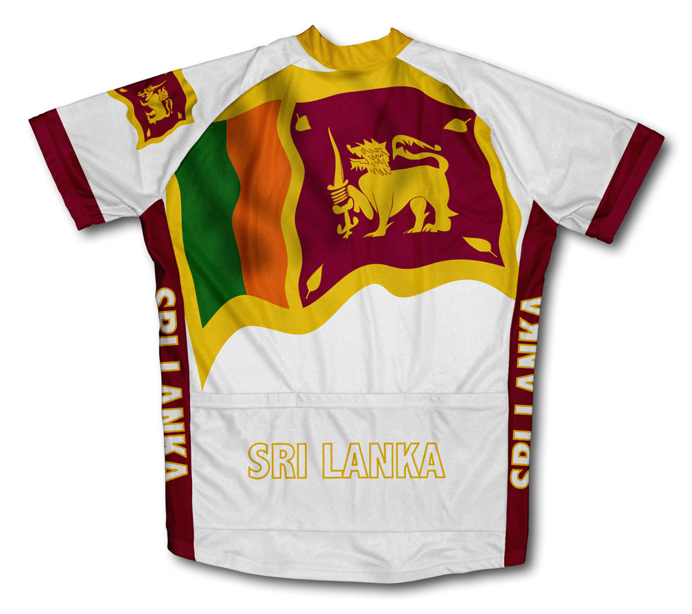 Sri Lanka Flag Cycling Jersey for Men and Women