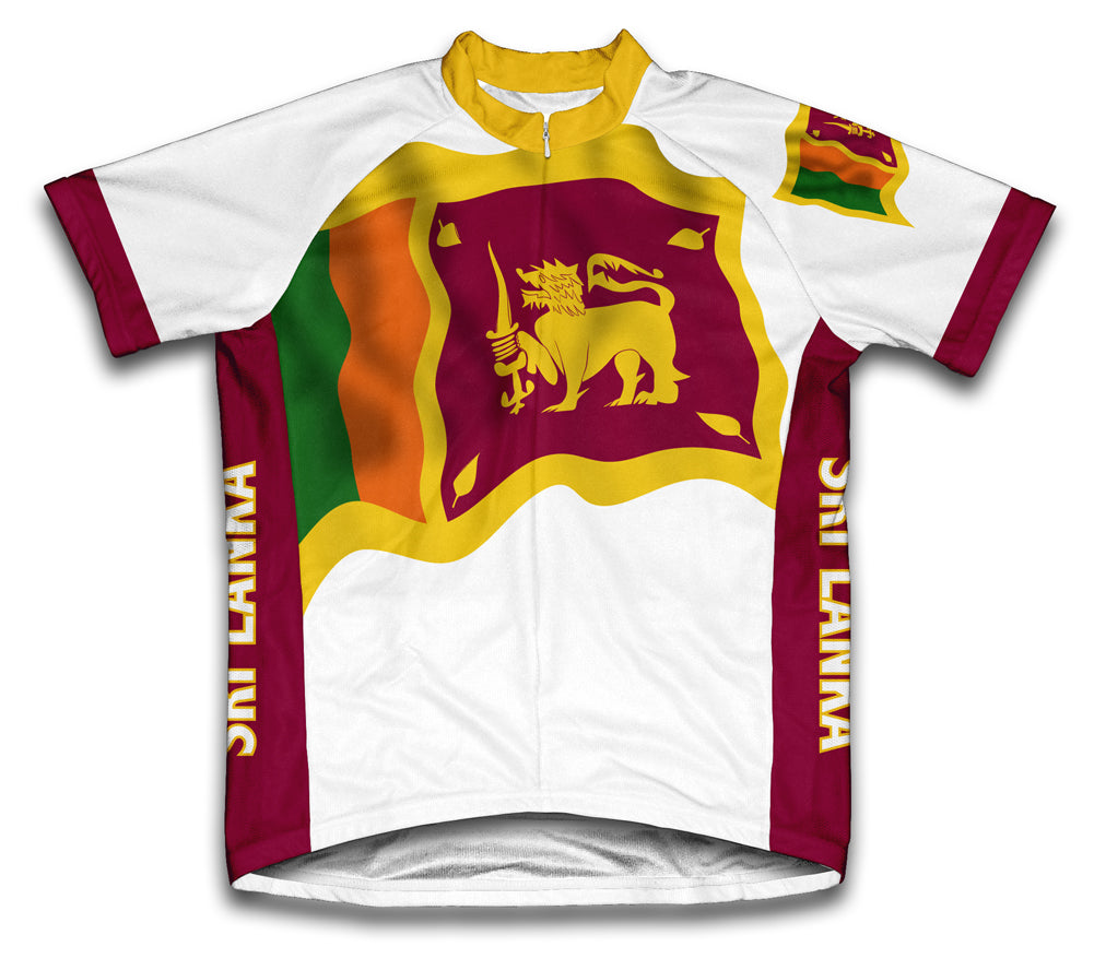 Sri Lanka Flag Cycling Jersey for Men and Women