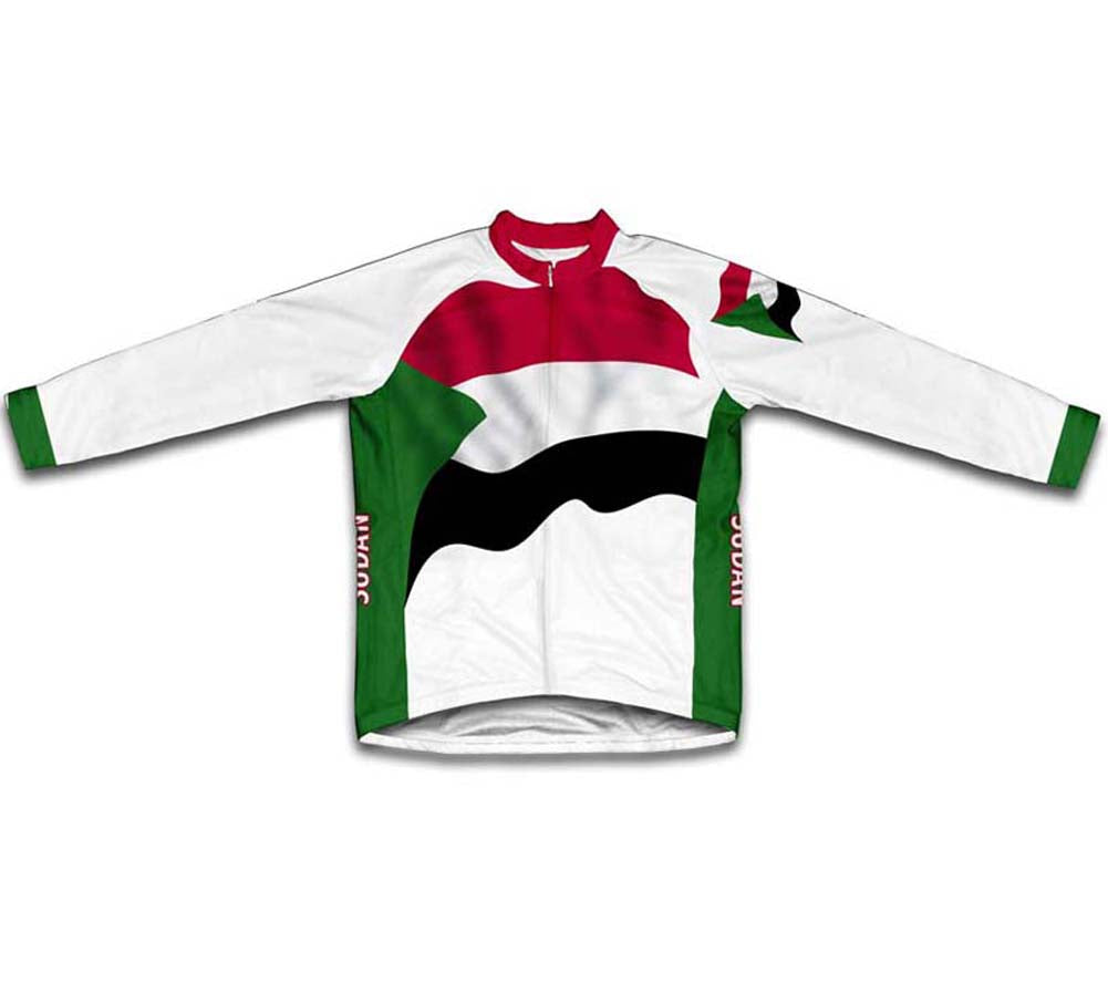 Sudan Flag Winter Thermal Cycling Jersey