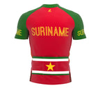 Suriname  Full Zipper Bike Short Sleeve Cycling Jersey