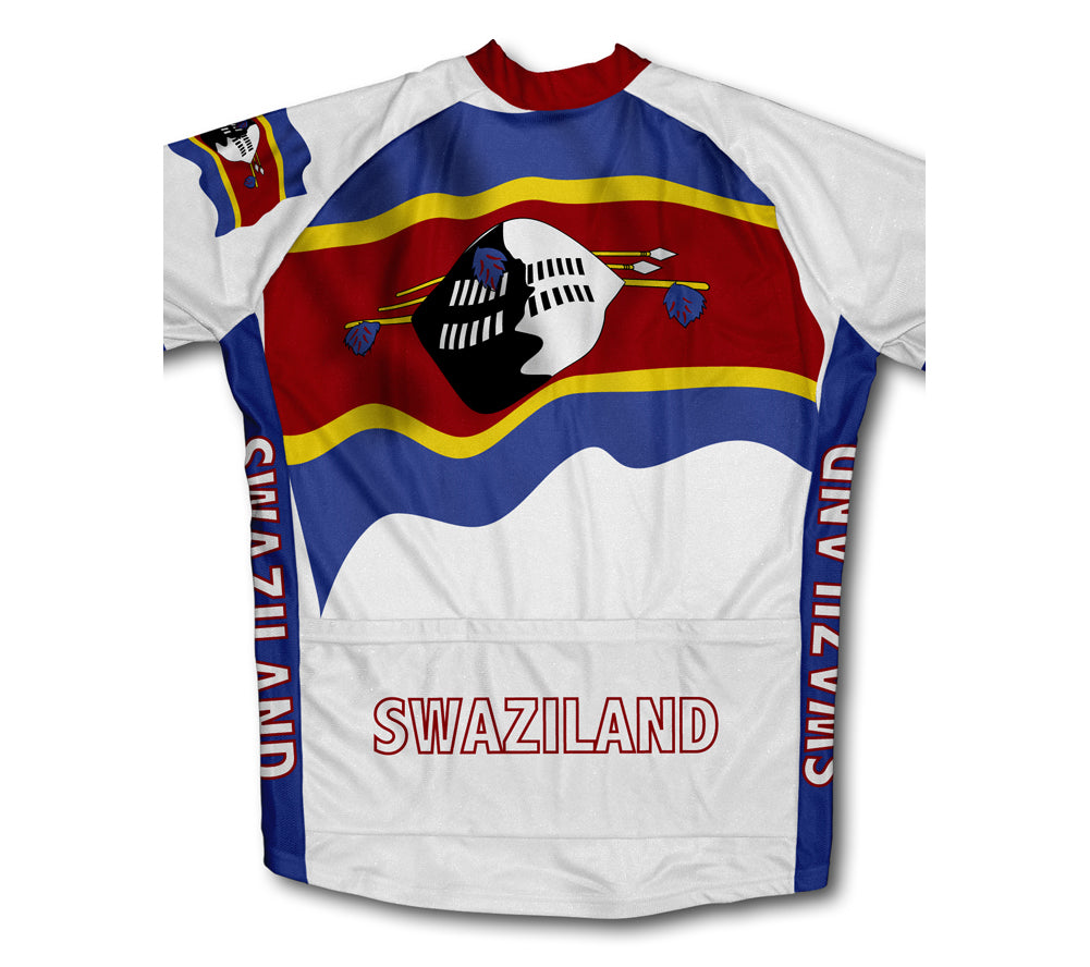 Swaziland Flag Cycling Jersey for Men and Women