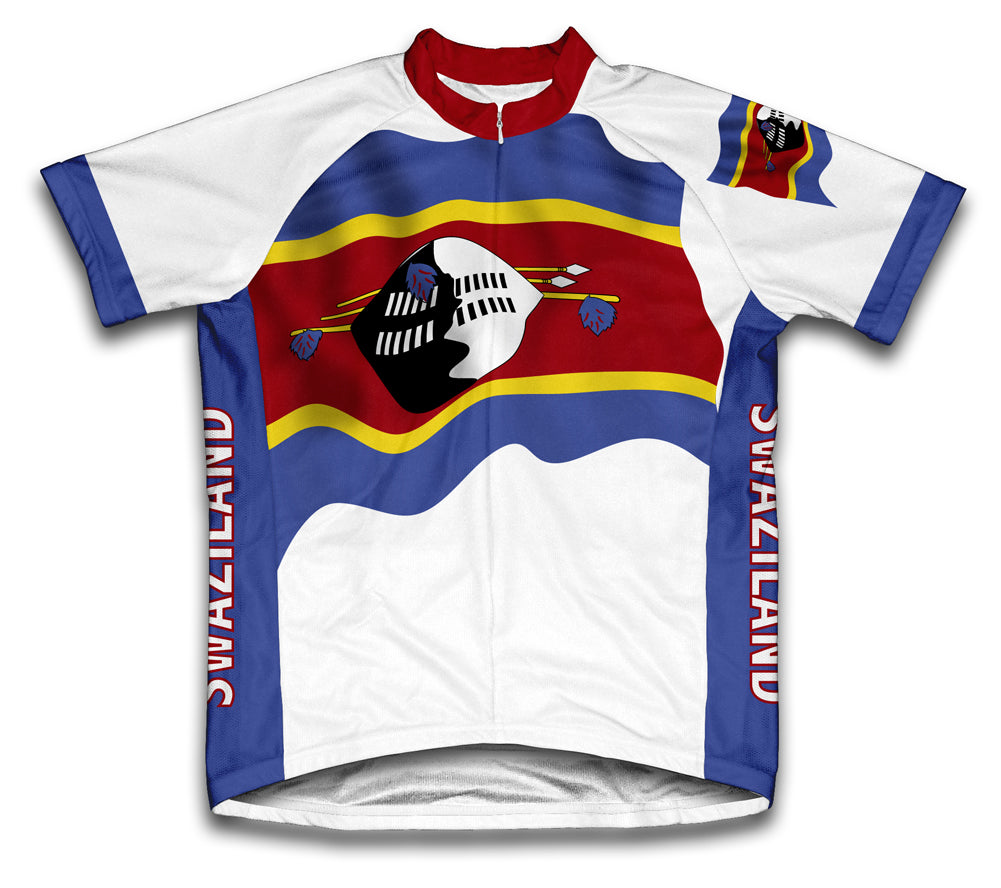 Swaziland Flag Cycling Jersey for Men and Women