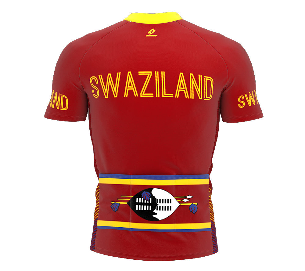 Swaziland  Full Zipper Bike Short Sleeve Cycling Jersey