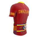 Swaziland  Full Zipper Bike Short Sleeve Cycling Jersey