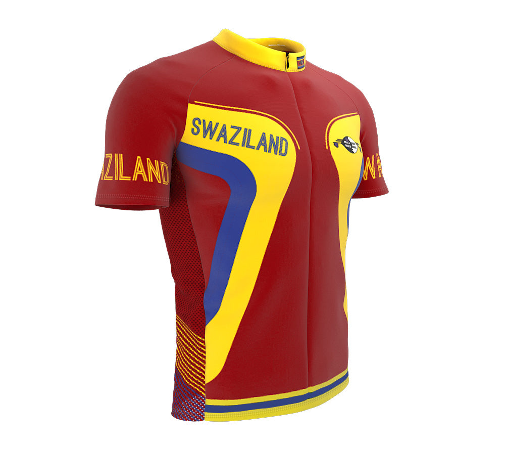 Swaziland  Full Zipper Bike Short Sleeve Cycling Jersey