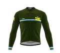 ScudoPro Pro Thermal Long Sleeve Cycling Jersey Country CODE Sweden Green | Men and Women