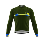 ScudoPro Pro Thermal Long Sleeve Cycling Jersey Country CODE Sweden Green | Men and Women