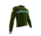 ScudoPro Pro Thermal Long Sleeve Cycling Jersey Country CODE Sweden Green | Men and Women
