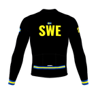 ScudoPro Pro Thermal Long Sleeve Cycling Jersey Country CODE Sweden Black | Men and Women