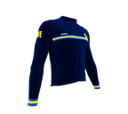 ScudoPro Pro Thermal Long Sleeve Cycling Jersey Country CODE Sweden Blue | Men and Women