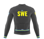 ScudoPro Pro Thermal Long Sleeve Cycling Jersey Country CODE Sweden Gray | Men and Women