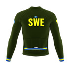 ScudoPro Pro Thermal Long Sleeve Cycling Jersey Country CODE Sweden Green | Men and Women