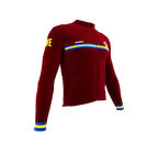 ScudoPro Pro Thermal Long Sleeve Cycling Jersey Country CODE Sweden Vine | Men and Women
