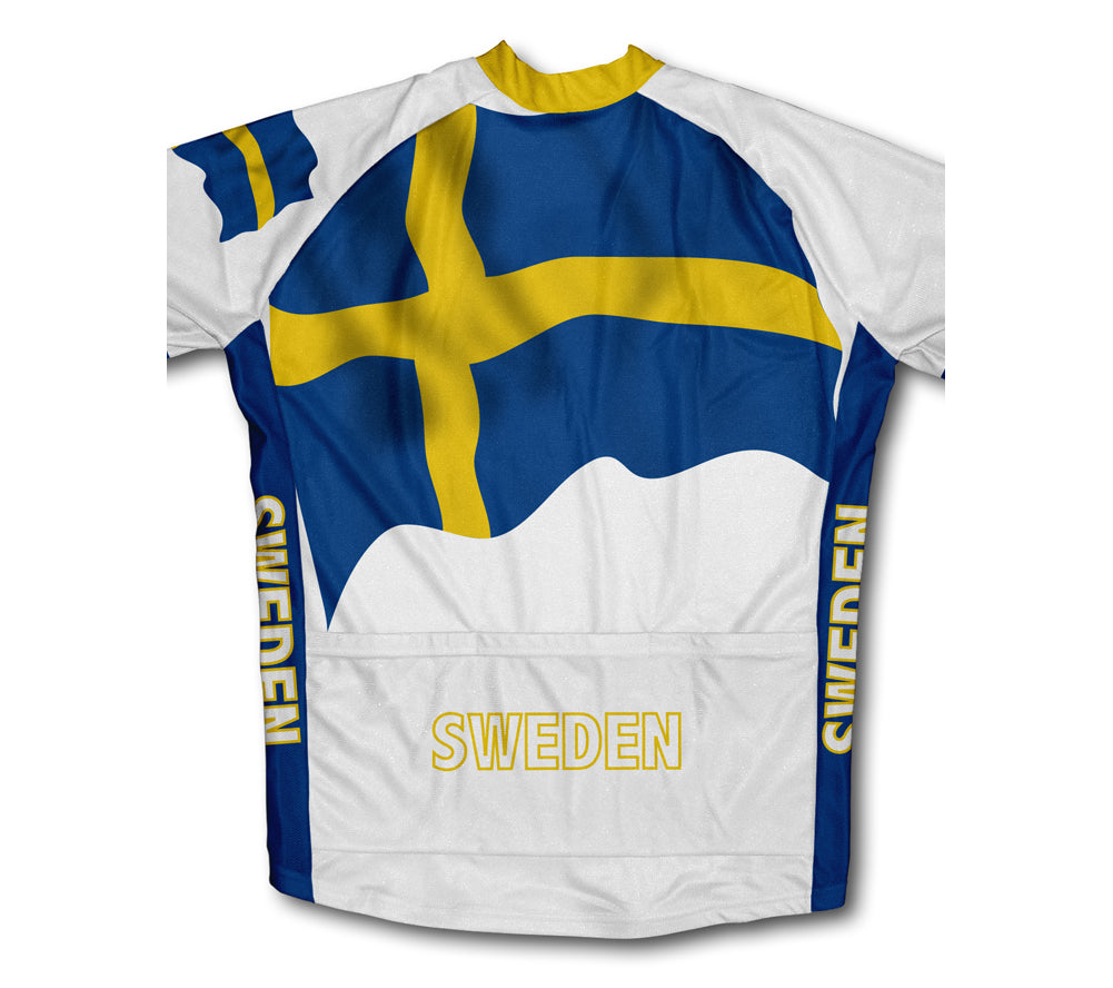Sweden Flag Cycling Jersey for Men and Women