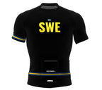 Sweden Black CODE Short Sleeve Cycling PRO Jersey for Men and Women