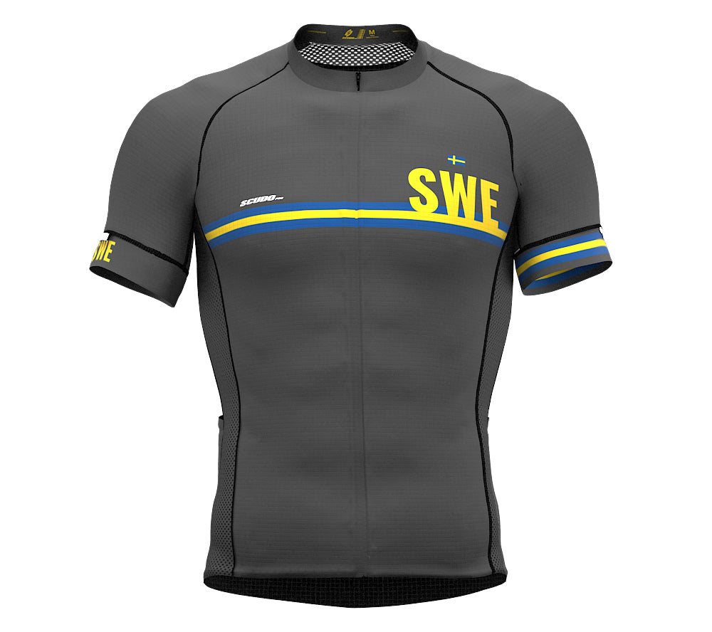 Sweden Gray CODE Short Sleeve Cycling PRO Jersey for Men and WomenSweden Gray CODE Short Sleeve Cycling PRO Jersey for Men and Women