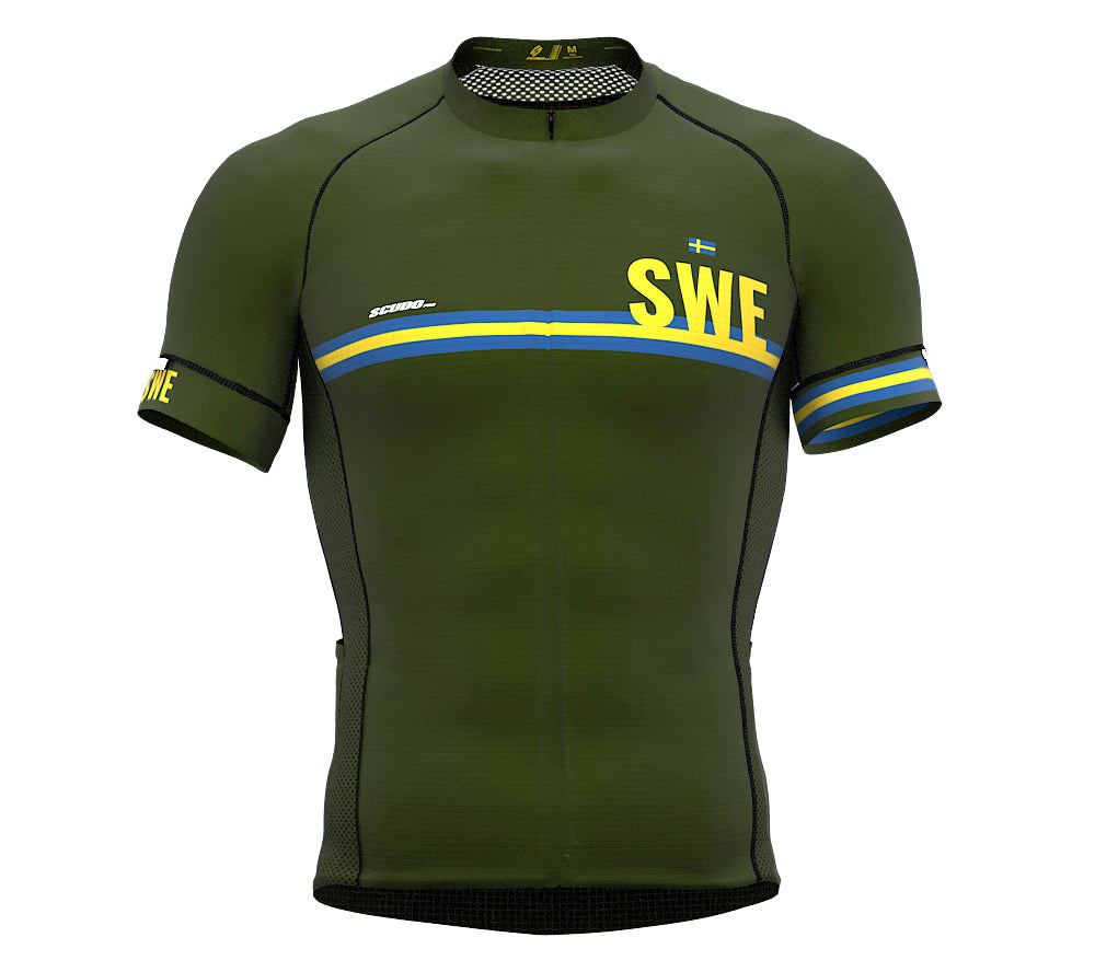 Sweden Green CODE Short Sleeve Cycling PRO Jersey for Men and WomenSweden Green CODE Short Sleeve Cycling PRO Jersey for Men and Women
