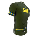 Sweden Green CODE Short Sleeve Cycling PRO Jersey for Men and Women