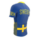Sweden  Full Zipper Bike Short Sleeve Cycling Jersey