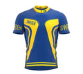 Sweden  Full Zipper Bike Short Sleeve Cycling Jersey