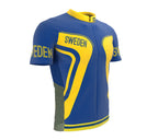 Sweden  Full Zipper Bike Short Sleeve Cycling Jersey