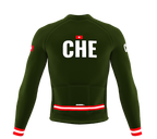 ScudoPro Pro Thermal Long Sleeve Cycling Jersey Country CODE Switzerland Green | Men and Women
