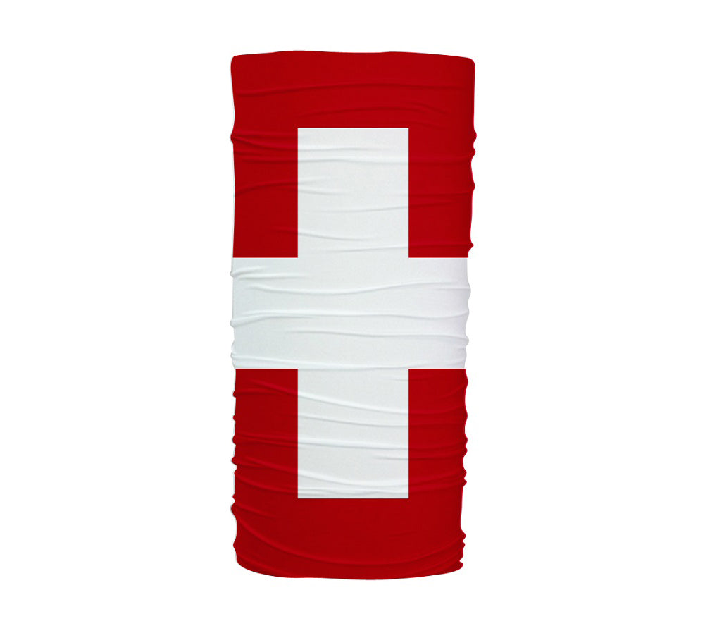 Switzerland Flag Multifunctional UV Protection Headband