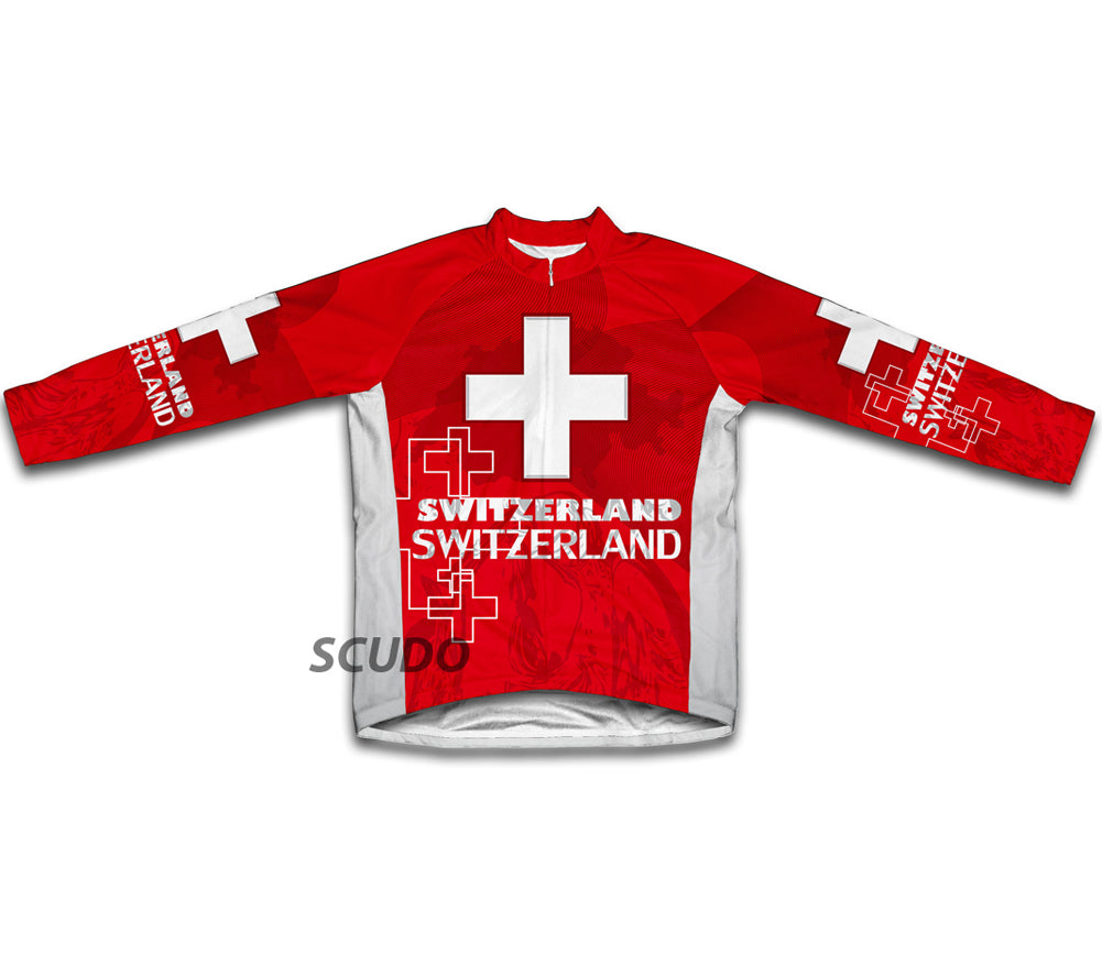 Switzerland Winter Thermal Cycling Jersey