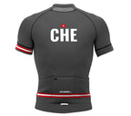 Switzerland Gray CODE Short Sleeve Cycling PRO Jersey for Men and Women