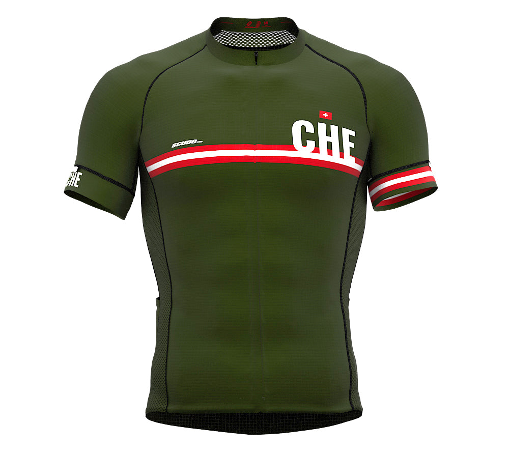 Switzerland Green CODE Short Sleeve Cycling PRO Jersey for Men and WomenSwitzerland Green CODE Short Sleeve Cycling PRO Jersey for Men and Women