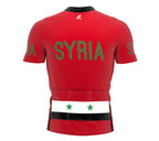 Syria  Full Zipper Bike Short Sleeve Cycling Jersey