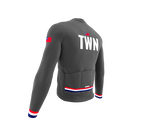 ScudoPro Pro Thermal Long Sleeve Cycling Jersey Country CODE Taiwan Gray | Men and Women