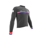 ScudoPro Pro Thermal Long Sleeve Cycling Jersey Country CODE Taiwan Gray | Men and Women