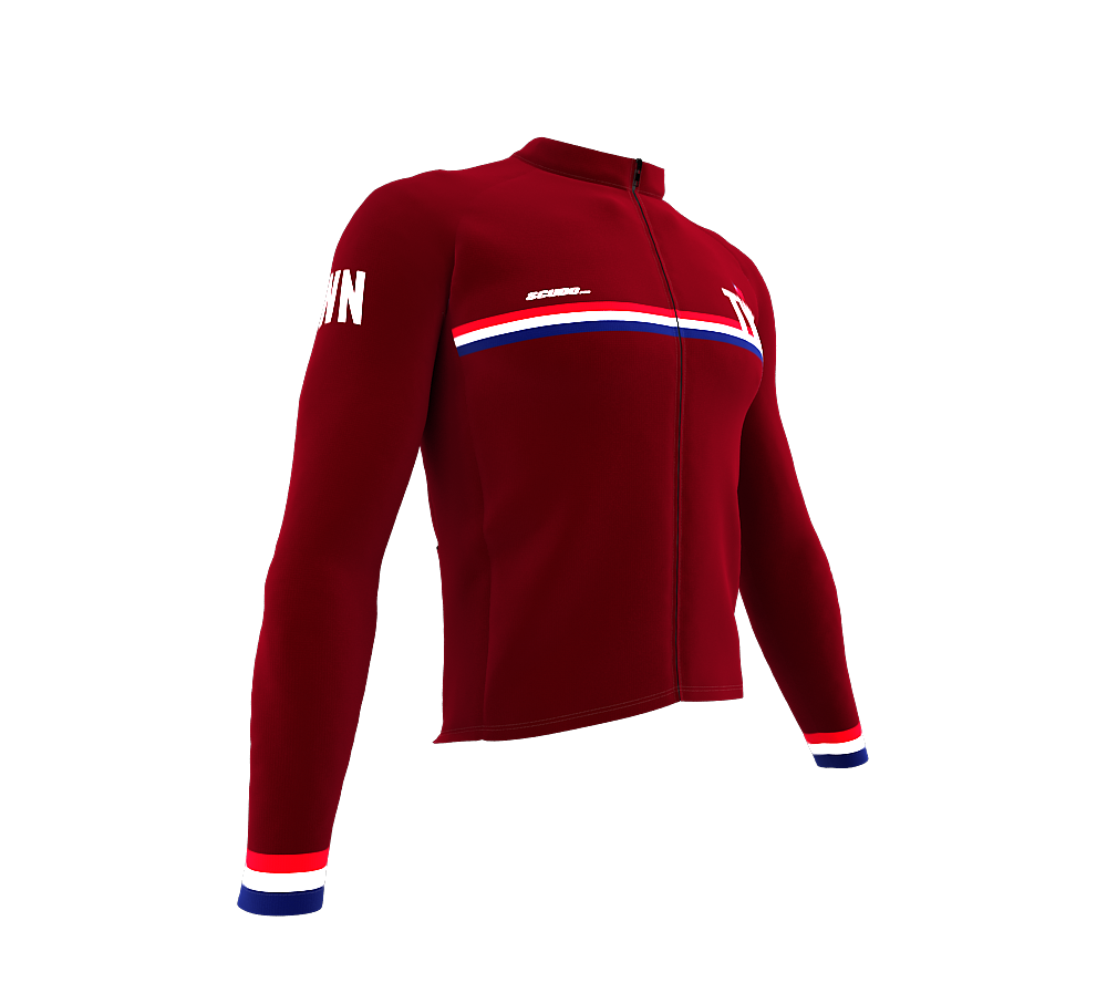 ScudoPro Pro Thermal Long Sleeve Cycling Jersey Country CODE Taiwan Vine | Men and Women