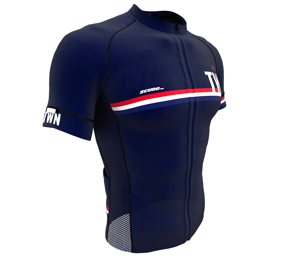 Taiwan Blue CODE Short Sleeve Cycling PRO Jersey for Men and Women