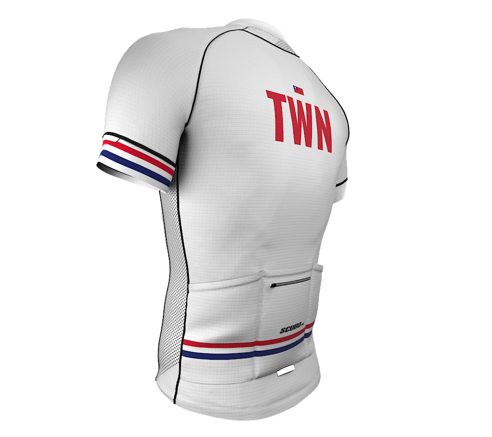 Taiwan White CODE Short Sleeve Cycling PRO Jersey for Men and Women