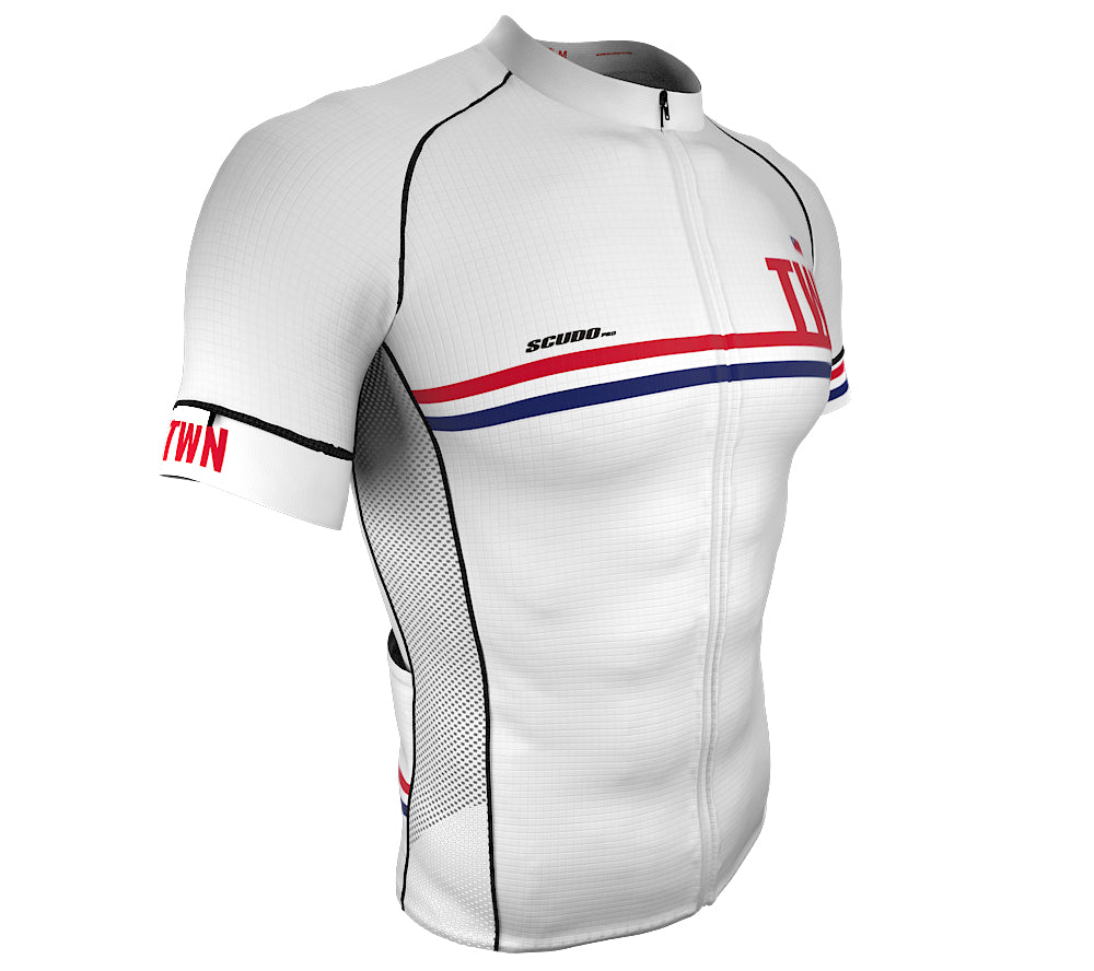 Taiwan White CODE Short Sleeve Cycling PRO Jersey for Men and Women