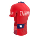 Taiwan  Full Zipper Bike Short Sleeve Cycling Jersey