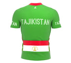 Tajikistan  Full Zipper Bike Short Sleeve Cycling Jersey
