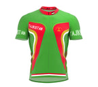 Tajikistan  Full Zipper Bike Short Sleeve Cycling Jersey