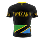 Tanzania  Full Zipper Bike Short Sleeve Cycling Jersey