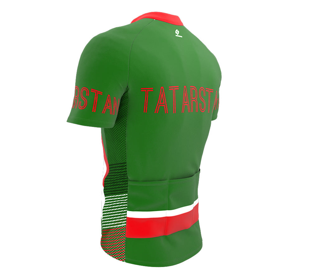 Tatarstan  Full Zipper Bike Short Sleeve Cycling Jersey