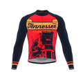 ScudoPro Pro Thermal Long Sleeve Cycling Jersey Tennessee USA state Icon landmark identity  | Men and Women